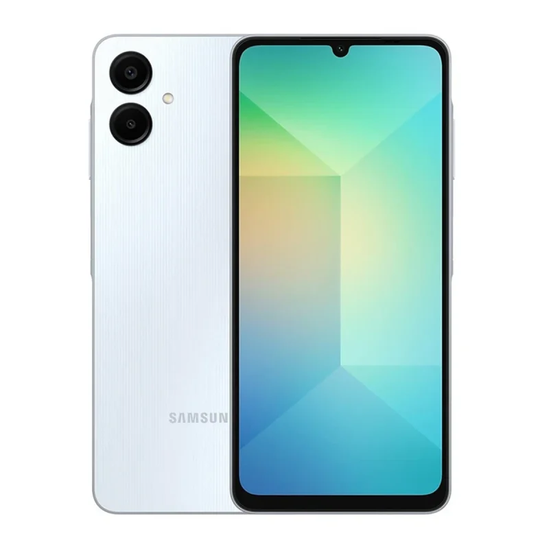 گوشی موبايل سامسونگ مدل Galaxy A06 5G حافظه 64 گیگابایت و رم 4 گیگابایت+شارژر سامسونگ 25 واتی + قاب + گلس 2