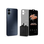 گوشی موبايل سامسونگ مدل Galaxy A06 5G حافظه 64 گیگابایت و رم 4 گیگابایت+شارژر سامسونگ 25 واتی + قاب + گلس - آبی روشن, ۱۸ ماه گارانتی شرکتی - رجیستر شده + کد فعالسازی