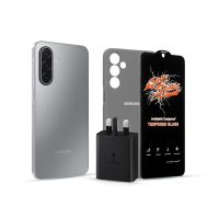 گوشی موبایل سامسونگ مدل Galaxy A17 4G حافظه 128 گیگابایت و رم 4 + شارژر 25 واتی سامسونگ + گلس + قاب - مشکی, ۱۸ ماه گارانتی شرکتی - رجیستر شده + کد فعالسازی