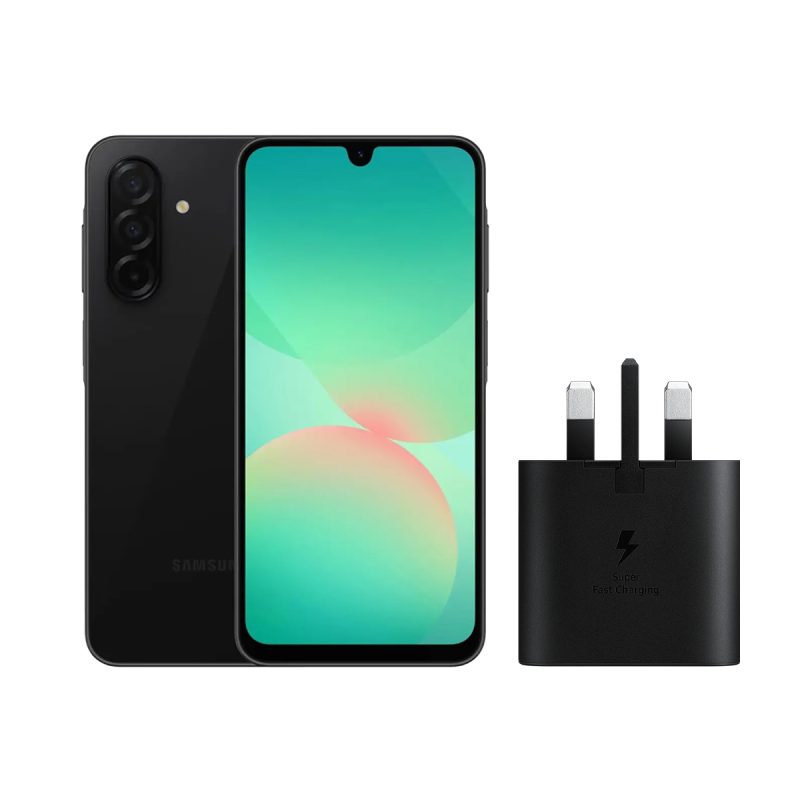 گوشی موبایل سامسونگ مدل Galaxy A17 4G حافظه 256 گیگابایت و رم 8 • ویتنام+شارژر سامسونگ 25 واتی مدل (سه شاخه‌ای) - مشکی, ۱۸ ماه گارانتی شرکتی - رجیستر شده + کد فعالسازی