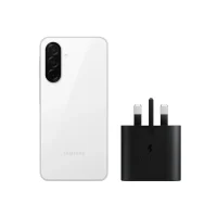 گوشی موبایل سامسونگ مدل Galaxy A26 5G حافظه 128 گیگابایت و رم 8 • ویتنام+شارژر سامسونگ 25 واتی مدل (سه شاخه‌ای) - سفید, ۱۸ ماه گارانتی شرکتی - رجیستر شده + کد فعالسازی