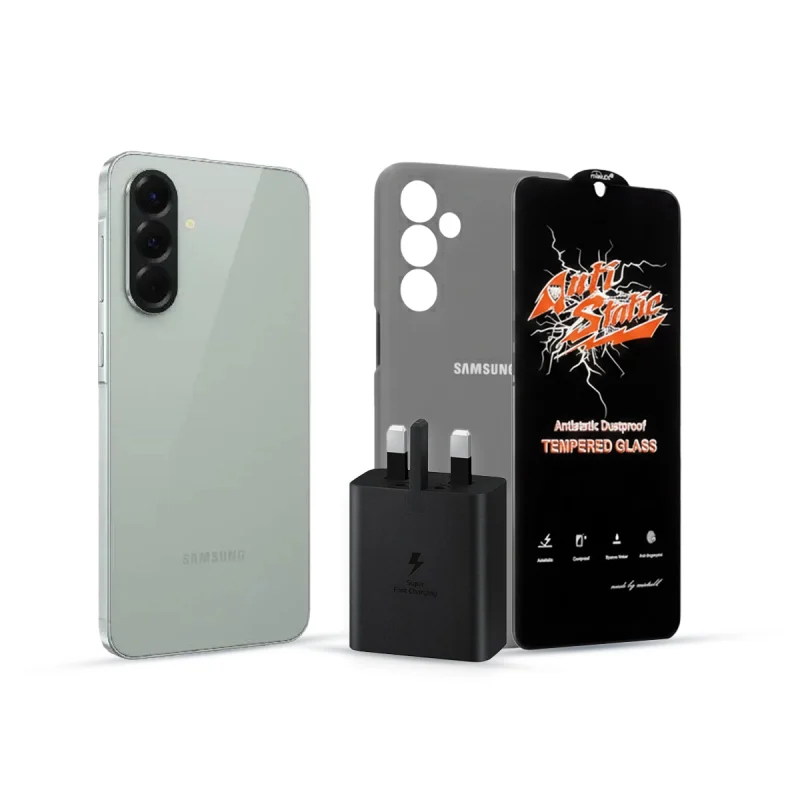 گوشی موبایل سامسونگ مدل Galaxy A56 حافظه 128 گیگابایت و رم 8 • ویتنام+شارژر سامسونگ 25 واتی + قاب + گلس - گرافیت, ۱۸ ماه گارانتی شرکتی