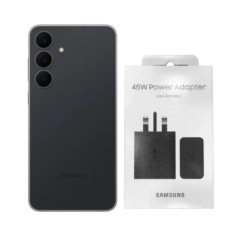 گوشی موبایل سامسونگ مدل Galaxy S25 FE حافظه 256 گیگابایت و رم 8 • ویتنام + شارژر 45 وات سامسونگ - مشکی براق, ۱۸ ماه گارانتی شرکتی - رجیستر شده + کد فعالسازی