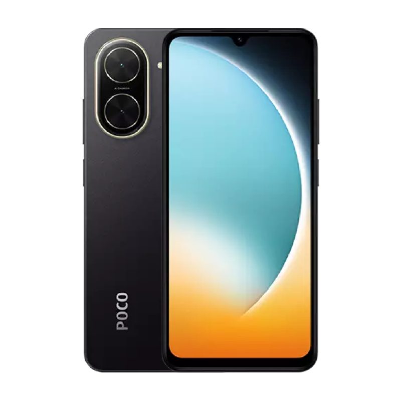 گوشی موبایل شیائومی مدل POCO C71 حافظه 64 گیگابایت و رم 3 • گلوبال - مشکی, ۱۸ ماه گارانتی شرکتی - رجیستر شده + کد فعالسازی