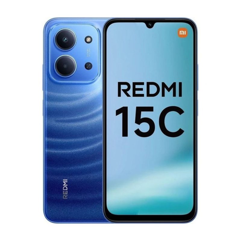 گوشی موبایل شیائومی مدل Redmi 15C 4G حافظه 128 گیگابایت و رم 4 - آبی, ۱۸ ماه گارانتی شرکتی - رجیستر شده + کد فعالسازی