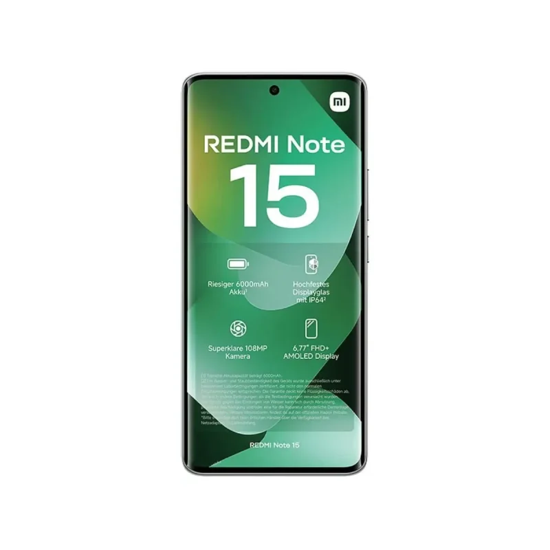 گوشی موبایل شیائومی مدل Redmi Note 15 4G حافظه 256 گیگابایت و رم 8 4