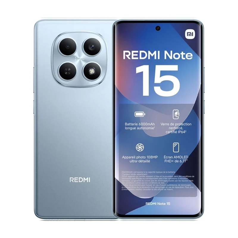 گوشی موبایل شیائومی مدل Redmi Note 15 4G حافظه 256 گیگابایت و رم 8 5