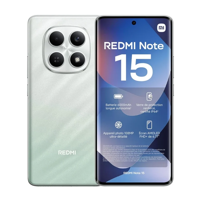 گوشی موبایل شیائومی مدل Redmi Note 15 4G حافظه 256 گیگابایت و رم 8 7